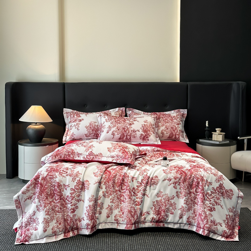 蕊丝坊家纺新款数码印花天丝夏被150*200cm