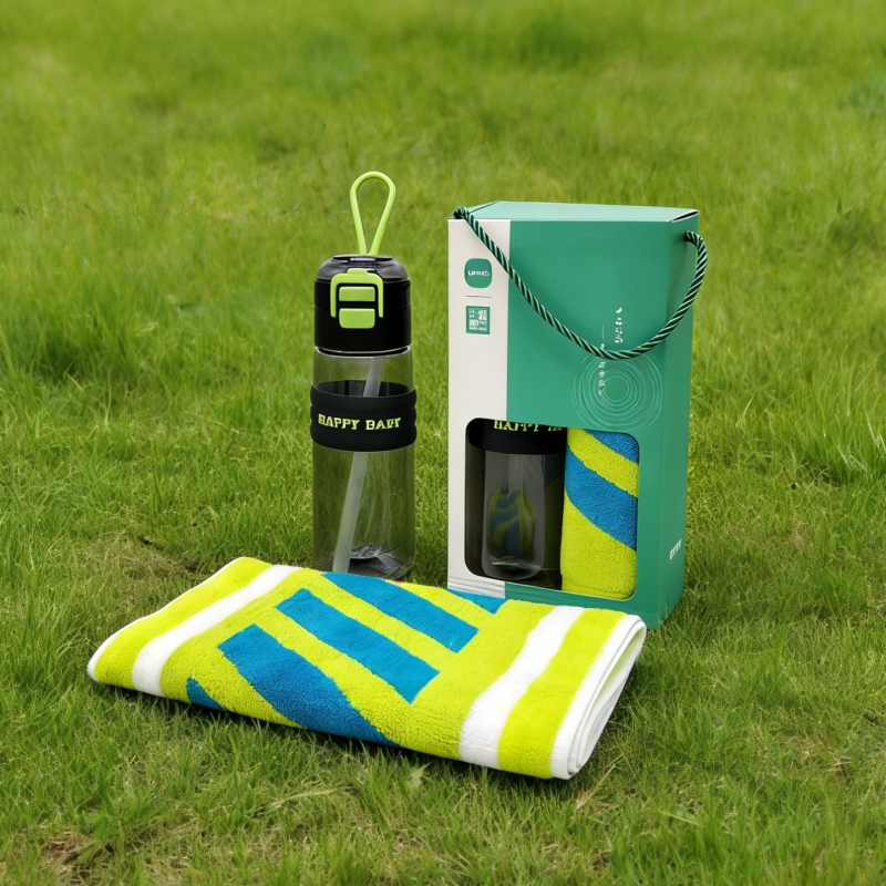 UPZO严选弹跳水杯运动巾礼盒A15B3