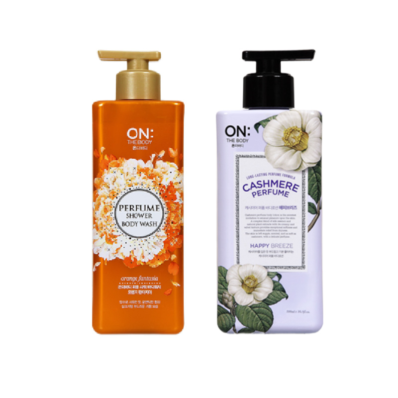 安宝笛浪漫满心沐浴露500g+浪漫邂逅丝绒身体乳400ML