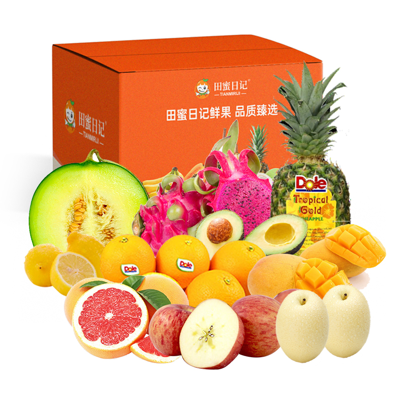 田蜜日记水果组合套餐388型约6580g