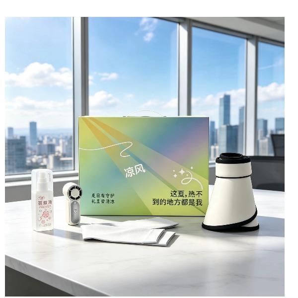 福礼掌柜风禾纳凉防晒礼盒防晒帽防蚊喷雾组合