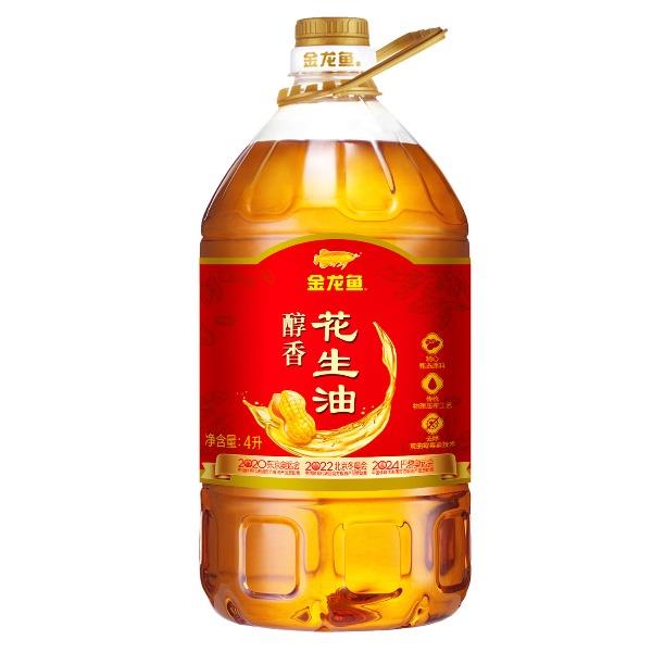 金龙鱼醇香花生油4L