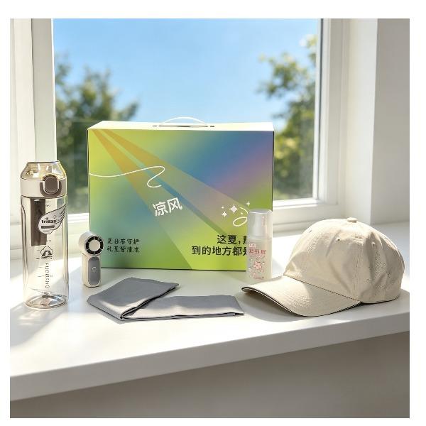 福礼掌柜沁夏清欢夏日降温防晒礼盒