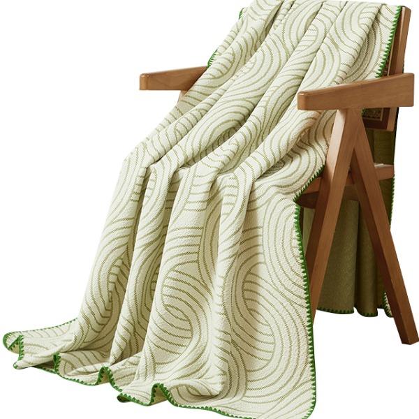 天琴纹澜轻语针织毯TQ-B125