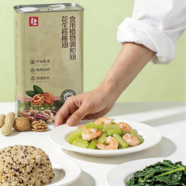 华润五丰黎红花生核桃油5L