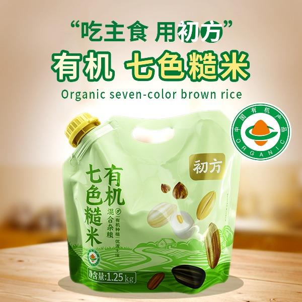 初方有机七色糙米1.25kg