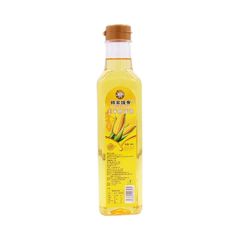 邻家饭香非转基因物理压榨一级玉米油500ml/瓶LJFX34