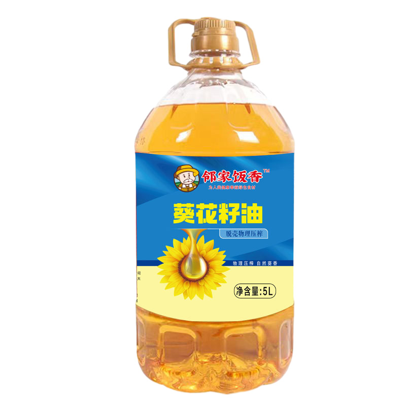邻家饭香物理压榨一级葵花籽油5L/桶LJFX135-K