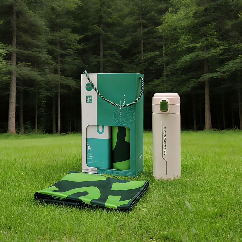 炫彩保温杯运动冰巾礼盒A14B11