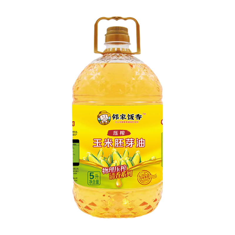 邻家饭香非转基因物理压榨一级玉米油5L/桶LJFX135-Y