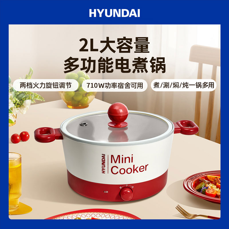 HYUNDAI多功能电煮锅QC-HG101