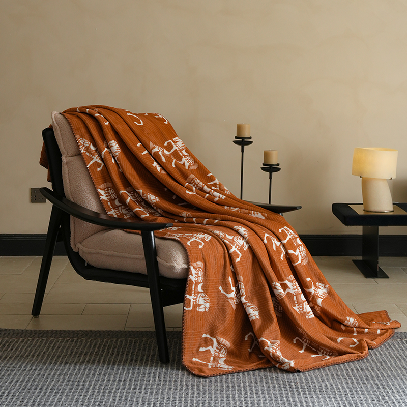 <赫兰希>轻奢羊绒毯