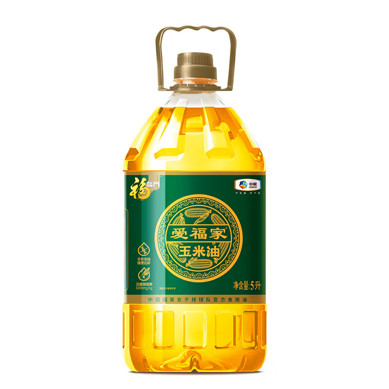 中粮福临门爱福家玉米油5L