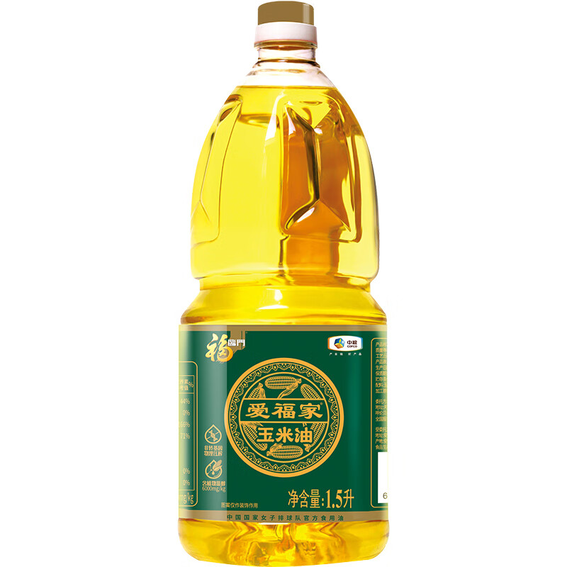 中粮福临门爱福家玉米油1.5L