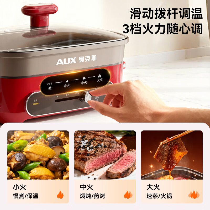 奥克斯AKP-30A39-KP多功能电热锅