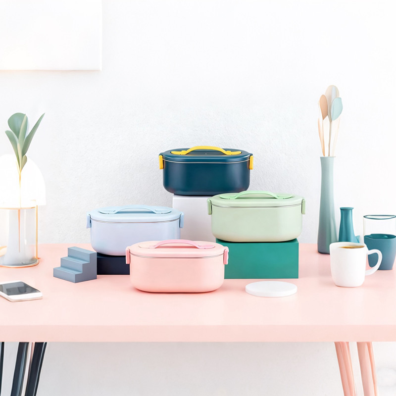 泉尔思电热饭盒便携式免注水上班族FH-A08