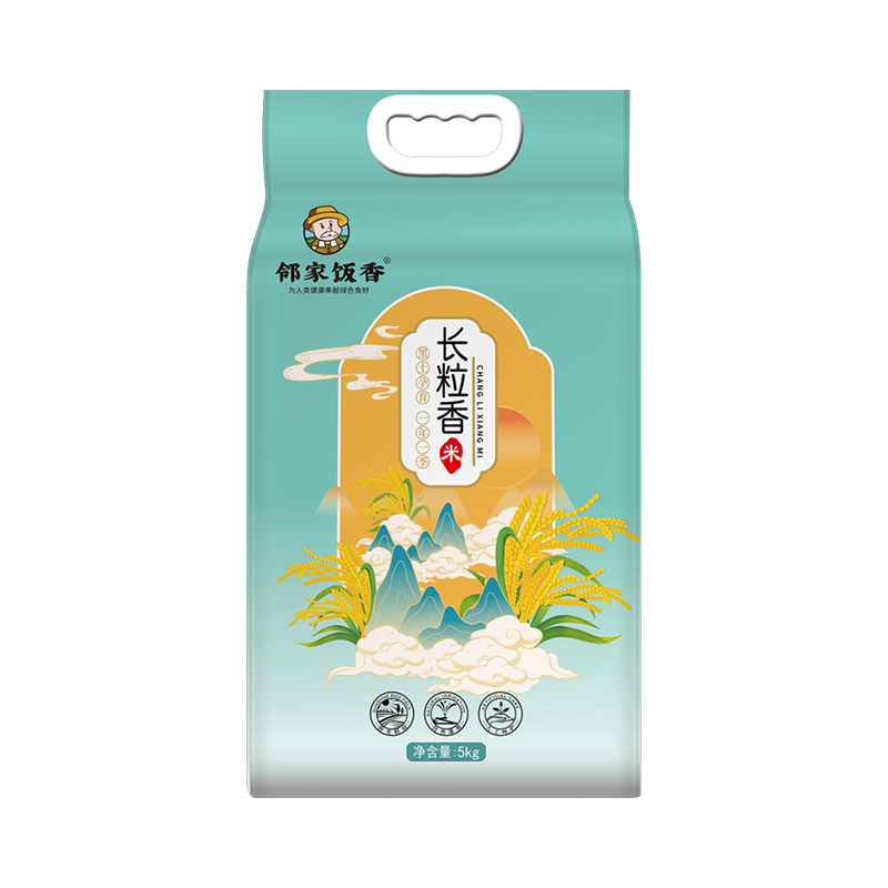 邻家饭香东北大米长粒香米5kg/袋真空双层LJFX86-C