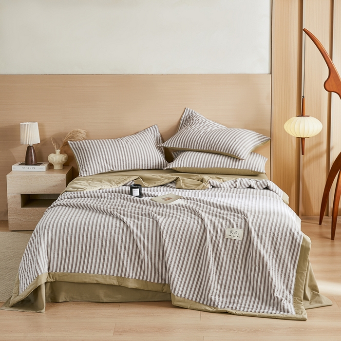 萱遇家纺A类全棉大豆小凉被X-B8007