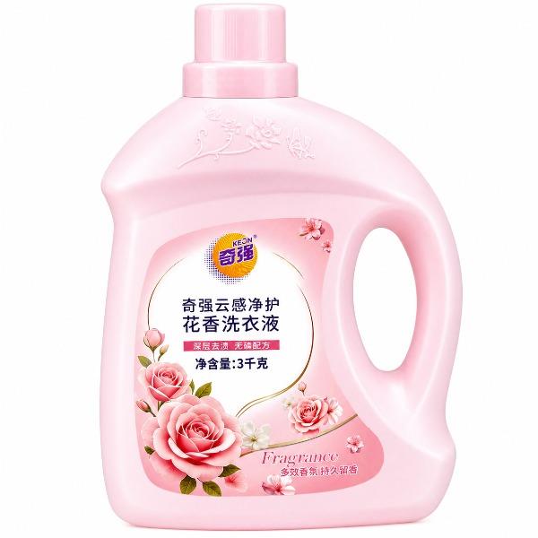 奇强云感净护花香洗衣液3kg