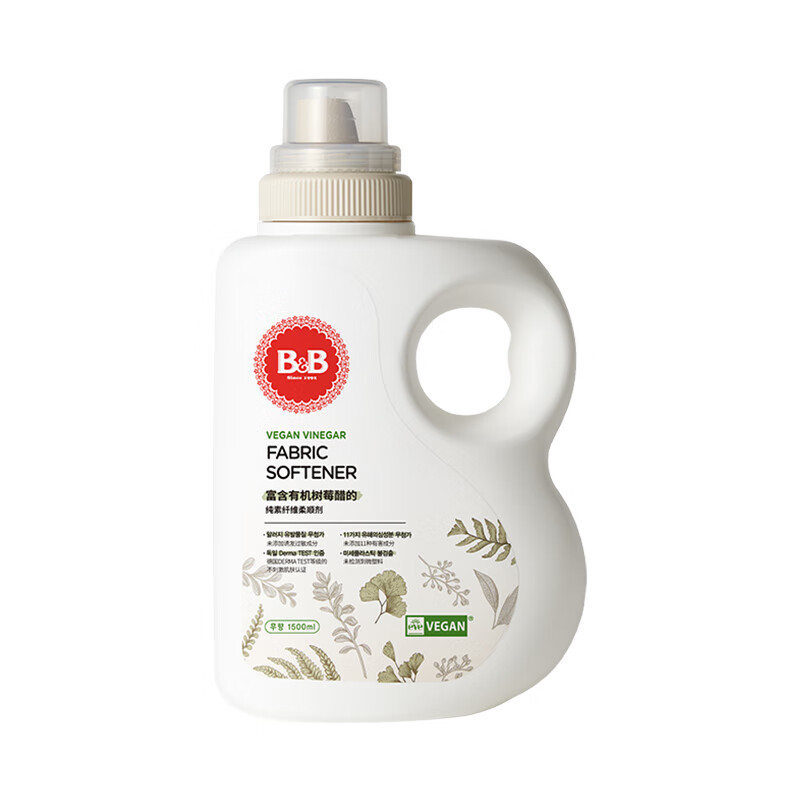 必恩贝纯素纤维柔顺剂（瓶装）1500ml-BV03-01