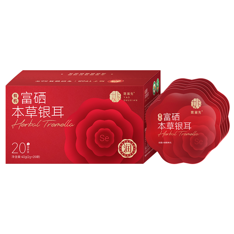 姚淑先富硒本草银耳20天装40g
