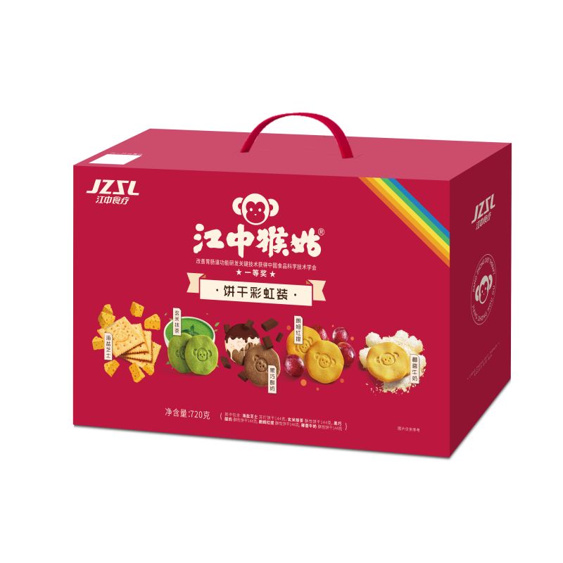 江中猴姑饼干彩虹装礼盒（720g）