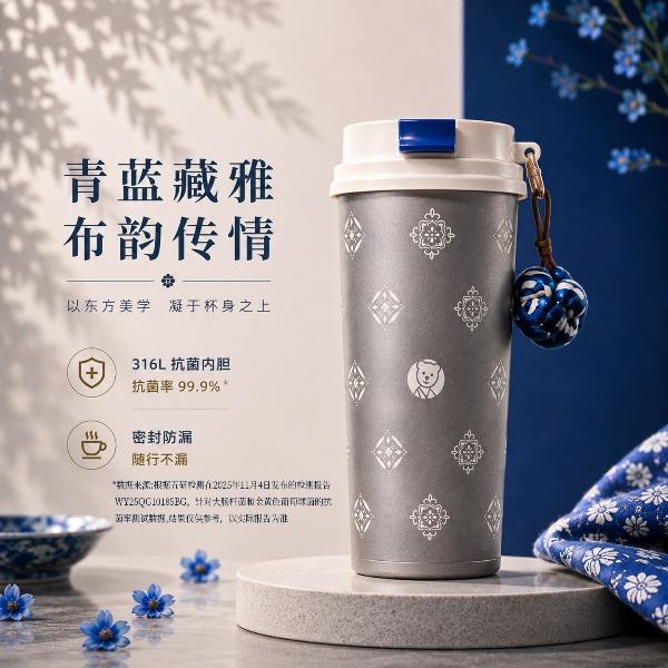 希诺新曜咖啡杯保温杯XN-805Y-1