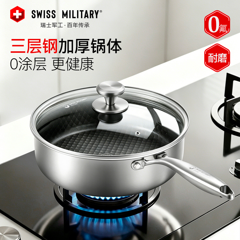 SWISSMILITARY瑞士军工不粘煎锅TJ2128