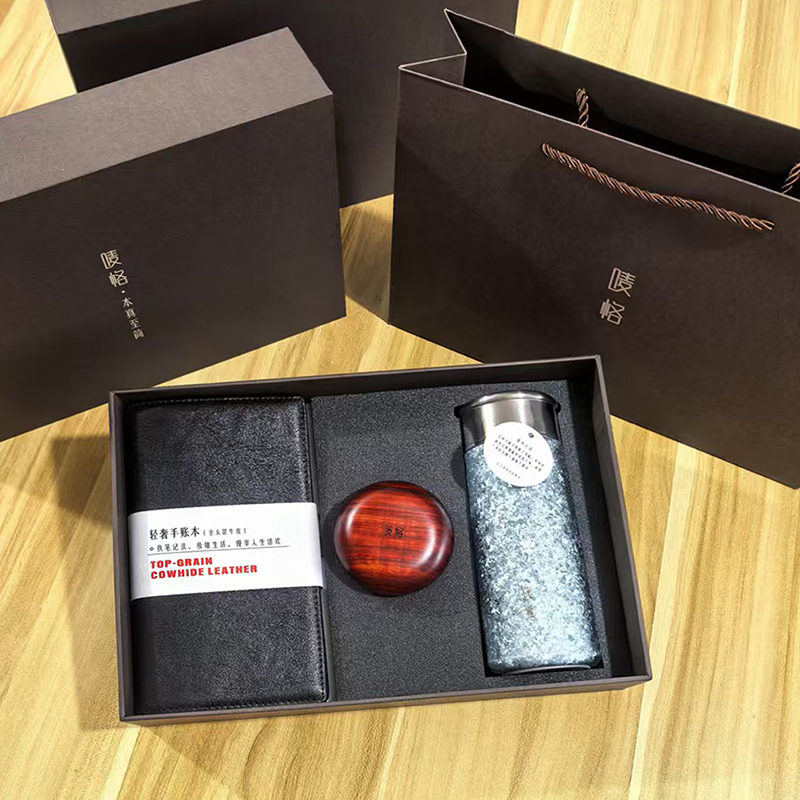 【唛恪】商务手帐本+檀木羊角梳+纯钛保温杯