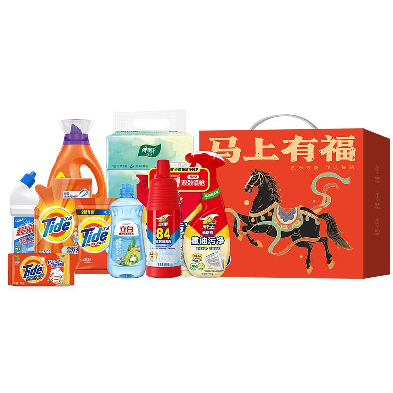 【宝洁】马上鸿运家清套装C（净含量4881g)
