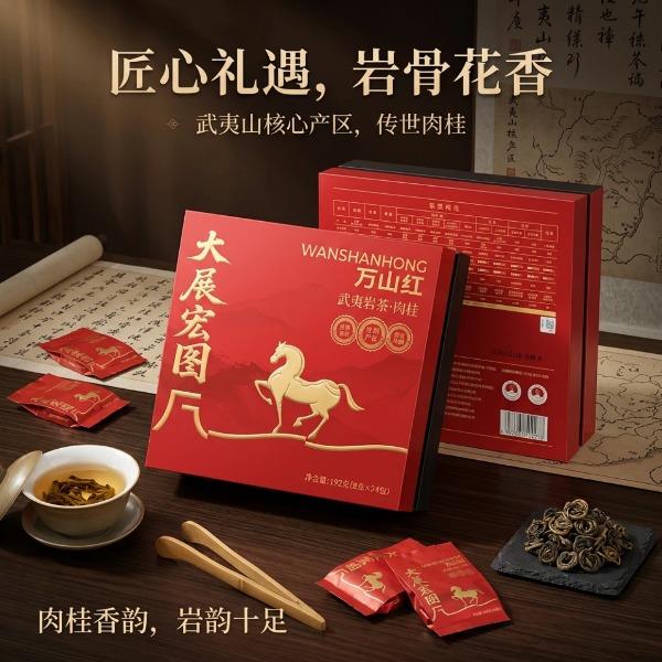 八马万山红-大展宏图武夷岩茶肉桂192克