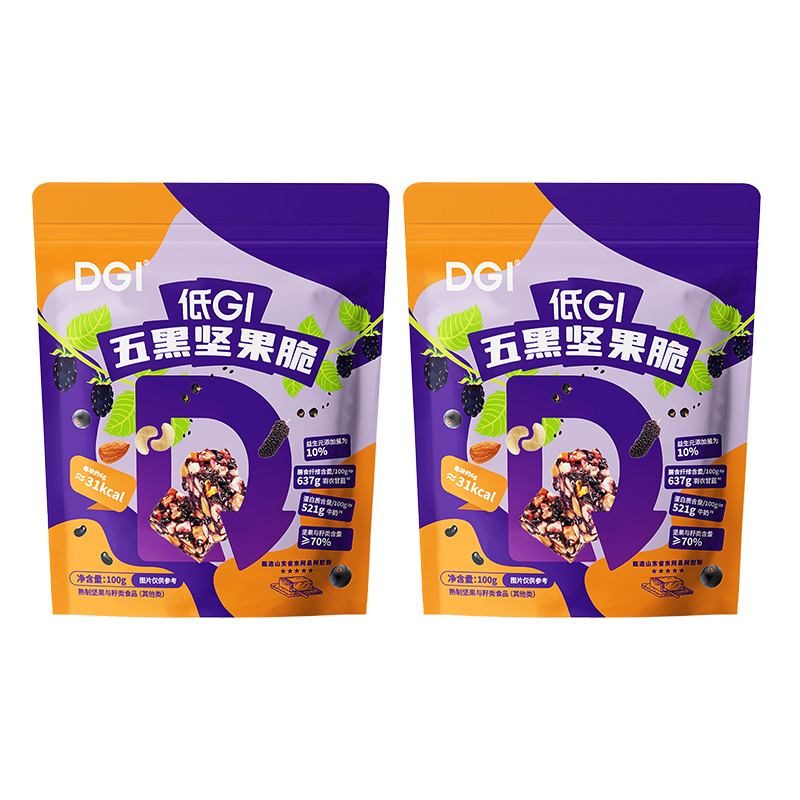DGI五黑坚果脆100g*2袋