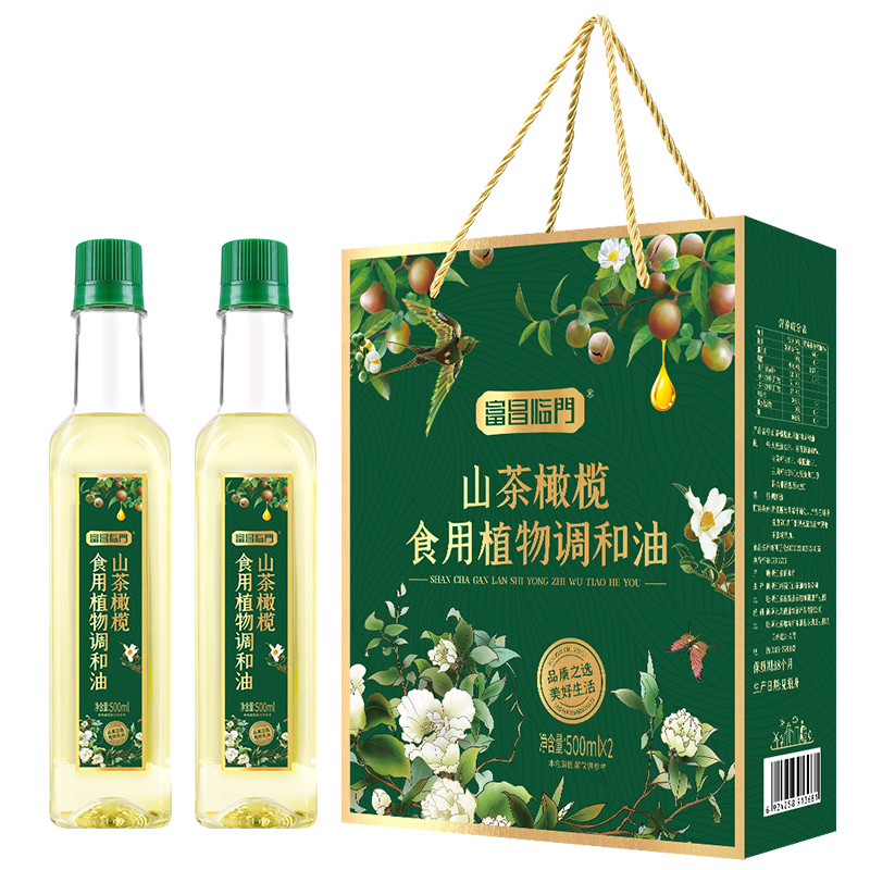 富昌临门山茶橄榄调和油500ml*2