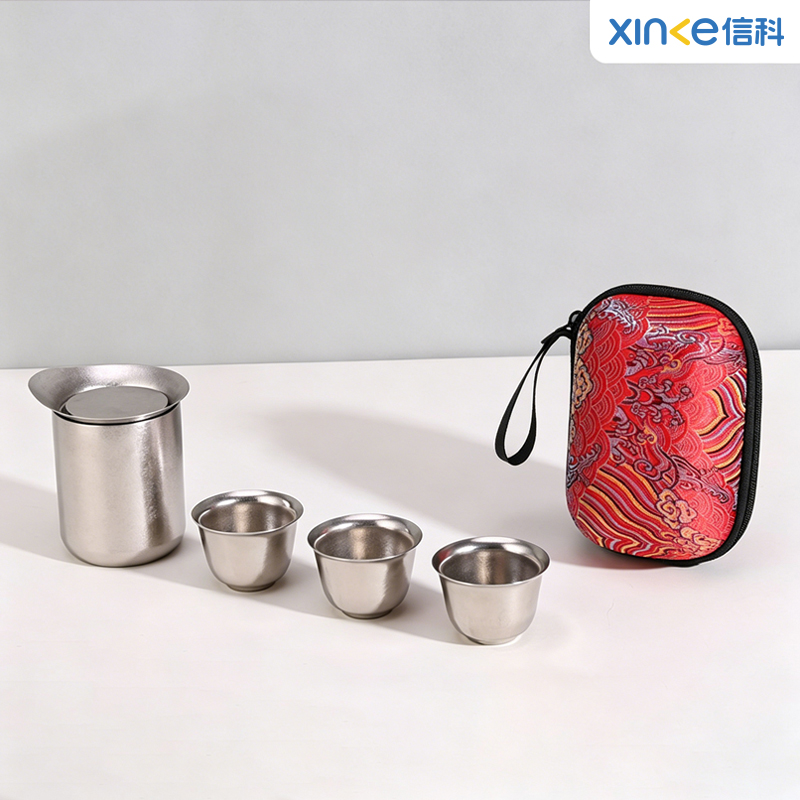 信科钛泡茶器套装XTi-1065