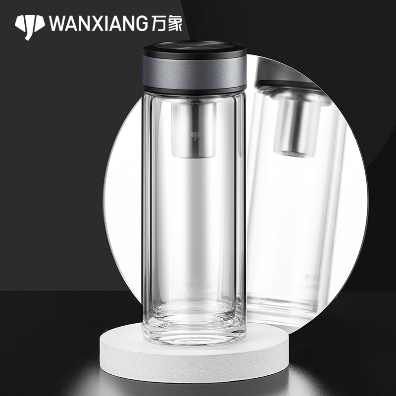 万象双层玻璃杯V199L